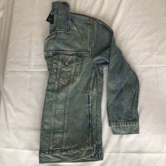 Lucky Brand Boyfriend Jean Jacket Distressed Sizes S and L NWT - Picture 8 of 14